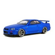 DBW060A 1/64 Nissan スカイライン R34 GT-R ブルー [ダイキャストミニカー]