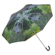 折りたたみ傘 晴雨兼用 49cm 名画折りたたみ傘 モネ 散歩 AU-02512