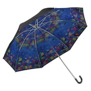 折りたたみ傘 晴雨兼用 49cm 名画モザイクアートシリーズ ゴッホ モネ クリムト 睡蓮 AM-03004