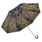 折りたたみ傘 晴雨兼用 49cm 名画モザイクアートシリーズ ゴッホ モネ クリムト 接吻 AM-03005