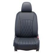 シートカバー 全席セット バモス / バモスホビオ ストリームステッチ ブラック×ブルーステッチ 25EHA0312KE