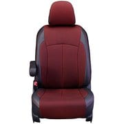シートカバー 全席セット ミラココア クロス ブラック×レッド 12WDA6501KA