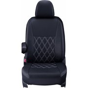シートカバー 全席セット カローラアクシオ ダイヤ ブラック×ホワイトステッチ 16ETB1016K