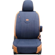シートカバー 全席セット シビック / シビックハイブリッド(e:HEV)ジーンズ ヴィンテージ ネイビー×ヴィンテージ キャメル 19EHB2104BE
