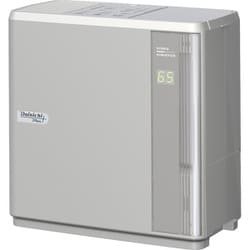 気化ハイブリッド式加湿器 木造和室5畳/プレハブ洋室8畳 300ml/h タンク2.4L マットグレー 日本製 HD-N325-H