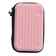 ポーチ ミニ スーツケース型 マルチポーチ 内ポケット 保護 丈夫 ピンク WJ-9049