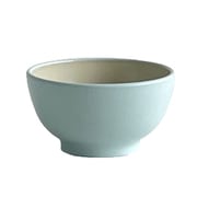 茶碗 子ども用 10cm 木目調 ペールブルー 93043015