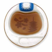 プレート 9cm 富士山 JAPAN醤油皿 磁器 富士山と五重塔 AR0604505