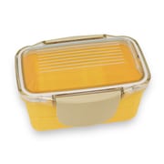 お弁当箱 キャルブレドーム2段ランチボックス560ml イエロー 73575