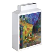 花瓶 名画モザイクアートシリーズ L 縦 ゴッホ×夜のカフェテラス