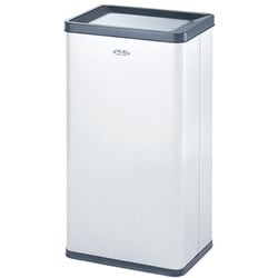 角型ロータリー屑入（大） （本体）ステンレス（蓋）ブラック（回転蓋）クロームメッキ RSL-X-20