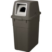 バイオ 分類ボックス90 ビン・カン(ダークグレー) (本体)ダークグレー(投入口)グレー WWB90-BC-DGY