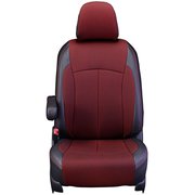 シートカバー 全席セット タントエグゼ / タントエグゼカスタム / ルクラ / ルクラカスタム クロス ブラック×レッド 12WDA0675KA