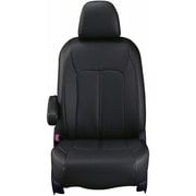 シートカバー 全席セット タントエグゼ / タントエグゼカスタム / ルクラ / ルクラカスタム リアルレザー ブラック 21EDA0675K