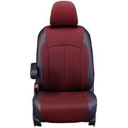 シートカバー 全席セット ヴィッツ クロス ブラック×レッド 12WTB1056KA
