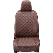 シートカバー 全席セット オデッセイ / オデッセイハイブリッド キルト ブラウン×アイボリーステッチ 15EHC2512N