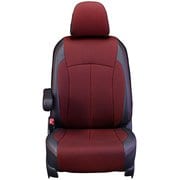 シートカバー 全席セット N-BOX / N-BOXカスタム クロス ブラック×レッド 12WHA0322KA
