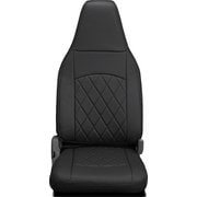 シートカバー 全席セット ハイゼットカーゴ / サンバーバン ストロングキルト ブラック×ブラックステッチ 45EDK6605X02KK