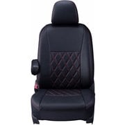 シートカバー 全席セット ノア / ヴォクシ― ダイヤ ブラック×レッドステッチ 16ETC1576D
