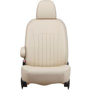 シートカバー 全席セット フィット / フィットハイブリッド ライン アイボリー×ブラウンステッチ 43EHB2000VN