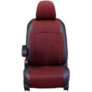 シートカバー 全席セット N-BOXプラス / N-BOXプラスカスタム クロス ブラック×レッド 12WHA0327KA