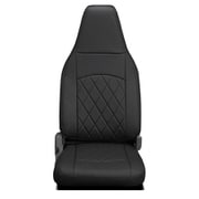 シートカバー 1列目のみ キャンター / NT450アトラス / カゼットSK/SF ストロングキルト ブラック×ブラックステッチ 45EBE4067X01KK