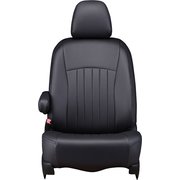 シートカバー 全席セット ワゴンR / ワゴンRスティングレー / AZワゴン / AZワゴンカスタムスタイル ライン ブラック×ブラックステッチ 43ESA0630KK