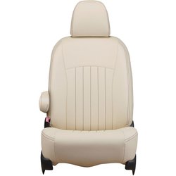 シートカバー 全席セット ワゴンR / AZワゴン ライン アイボリー×ブラウンステッチ 43ESA0631VN