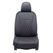 シートカバー 全席セット オデッセイ / オデッセイハイブリッド ストリームステッチ ブラック×レッドステッチ 25EHC2540KA