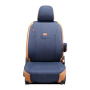 シートカバー 全席セット ムーヴキャンバス ジーンズ ヴィンテージ ネイビー×ヴィンテージ キャメル 19EDA6571BE