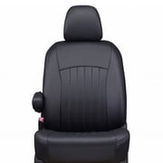 シートカバー 全席セット ムーヴキャンバス ライン ブラック×ブラックステッチ 43EDA6571KK