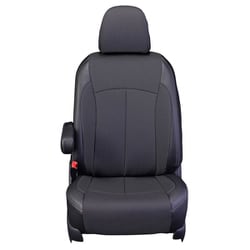 シートカバー 全席セット デリカミニ / EKクロススペース クロス ブラック×ホワイト 12WMA7514KW