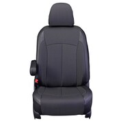 シートカバー 全席セット デリカD：5 クロス ブラック×ホワイト 12WMC7601KW