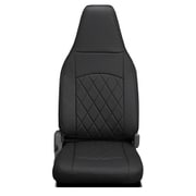 シートカバー 全席セット プロボックス / サクシード / ファミリアバン ストロングキルト ブラック×ブラックステッチ 45ETL1411X02KK