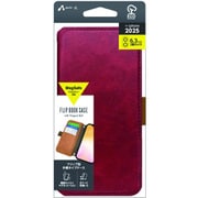 iPhone 17用 Magsafeアクセサリー対応 手帳型ケース レッド AC-P25-PB RD