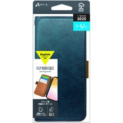 iPhone 17 Pro用 Magsafeアクセサリー対応 手帳型ケース ブルー AC-P25P-PB BL