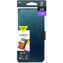 iPhone 17 Pro Max用 Magsafeアクセサリー対応 手帳型ケース ブルー AC-P25PX-PB BL