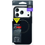 iPhone 17 Pro Max用 Magsafeアクセサリー対応 手帳型ケース カーボン AC-P25PX-CBM