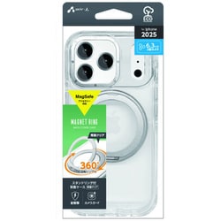 iPhone 17 Pro用 Magsafeアクセサリー対応 スタンドリング付き背面ケース AC-P25P-CMR SL