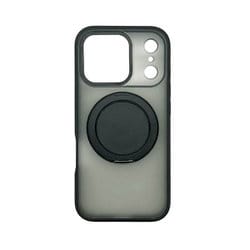 iPhone 17 Pro用 Magsafeアクセサリー対応 スタンドリング付き背面ケース AC-P25P-MRS BK