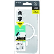 iPhone 17用 Magsafeアクセサリー対応 背面フルカバークリアケース AC-P25-CL WH