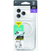 iPhone 17 Pro Max用 Magsafeアクセサリー対応 背面フルカバークリアケース AC-P25PX-CL WH