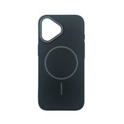 iPhone 17用 Magsafeアクセサリー対応 薄型＆スリム背面ケース ブラック AC-P25-SP BK