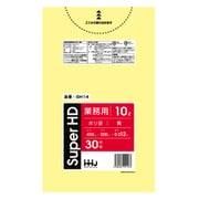 ゴミ袋 10L 50×45cm 厚さ0.012mm 30枚入 黄 GH14 GH14