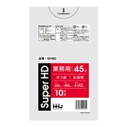 ゴミ袋 45L 80×65cm 厚さ0.012mm 10枚入 半透明 GH50 GH50