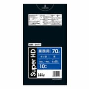 ゴミ袋 70L 90×80cm 厚さ0.025mm 10枚入 黒 GH77 GH77