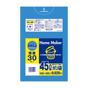 ゴミ袋 45L 80×65cm 厚さ0.02mm 30枚入 青 KL46 KL46