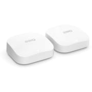 Wi-Fiルーター eero Pro 6E Wi-Fi 6E(11ax)対応 AXE5400 トライバンド(2.4/5/6GHz)メッシュWi-Fi 2.5Gbpsイーサネット ホワイト 2ユニット B0CX31KFWR