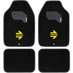 MOMOセットマット ARROW 4PCS ブラック CM15BYJ