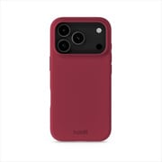 iPhone 17 Pro用 ソフトタッチシリコーンケース Red Velvet 16815